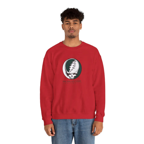 Michigan State Grateful Dead Stealie Crewneck Sweatshirt - StealieShop